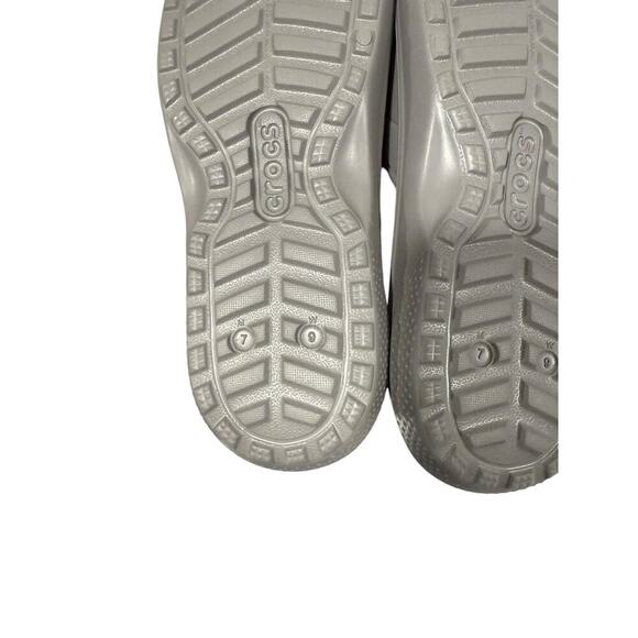 Crocs Slide II Sandals Gray Grey Unisex Fit Men’s 7 Womens 9 - Picture 6 of 7